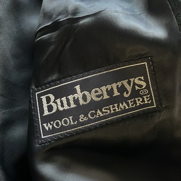 Burburrys men’s Wool Cashmere Double Breasted Jacket Size 48 - Picture 11 of 15